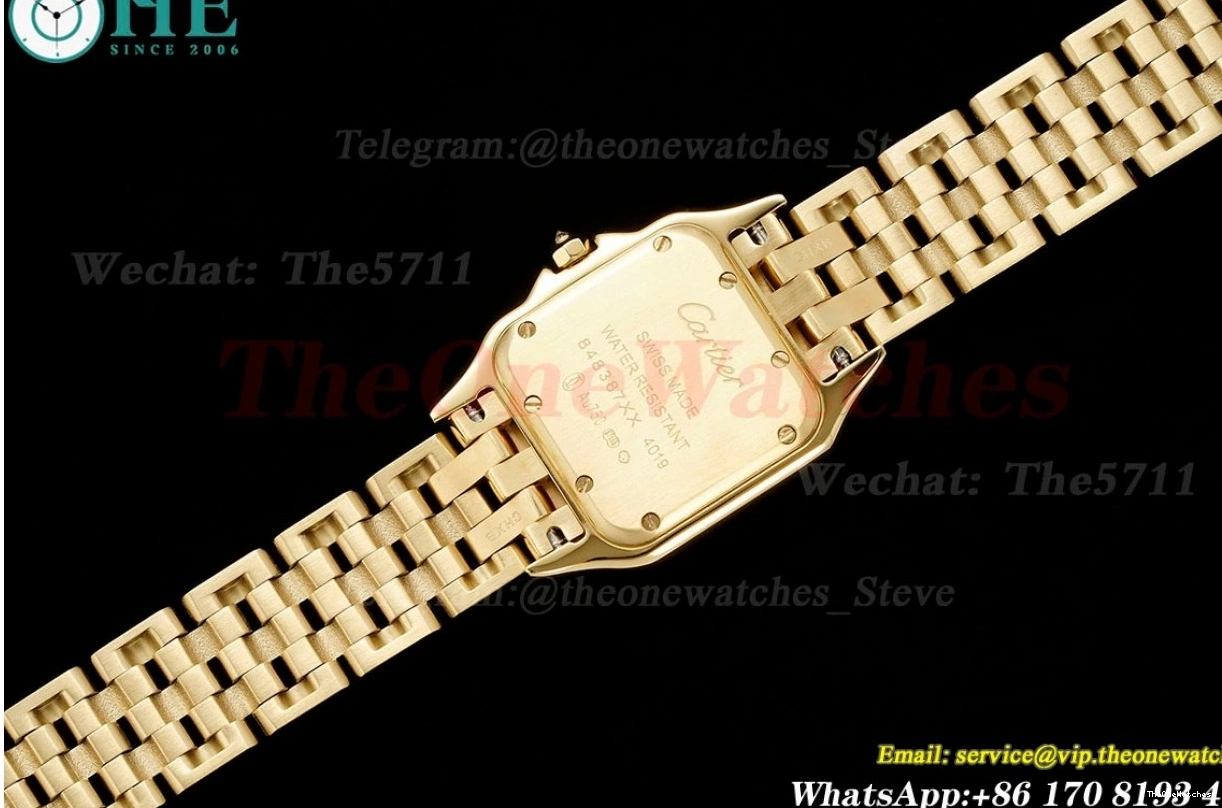 Ladies Dial Secrete Panthere YG YG AF Dia Mop Quartz 27mm De 0426